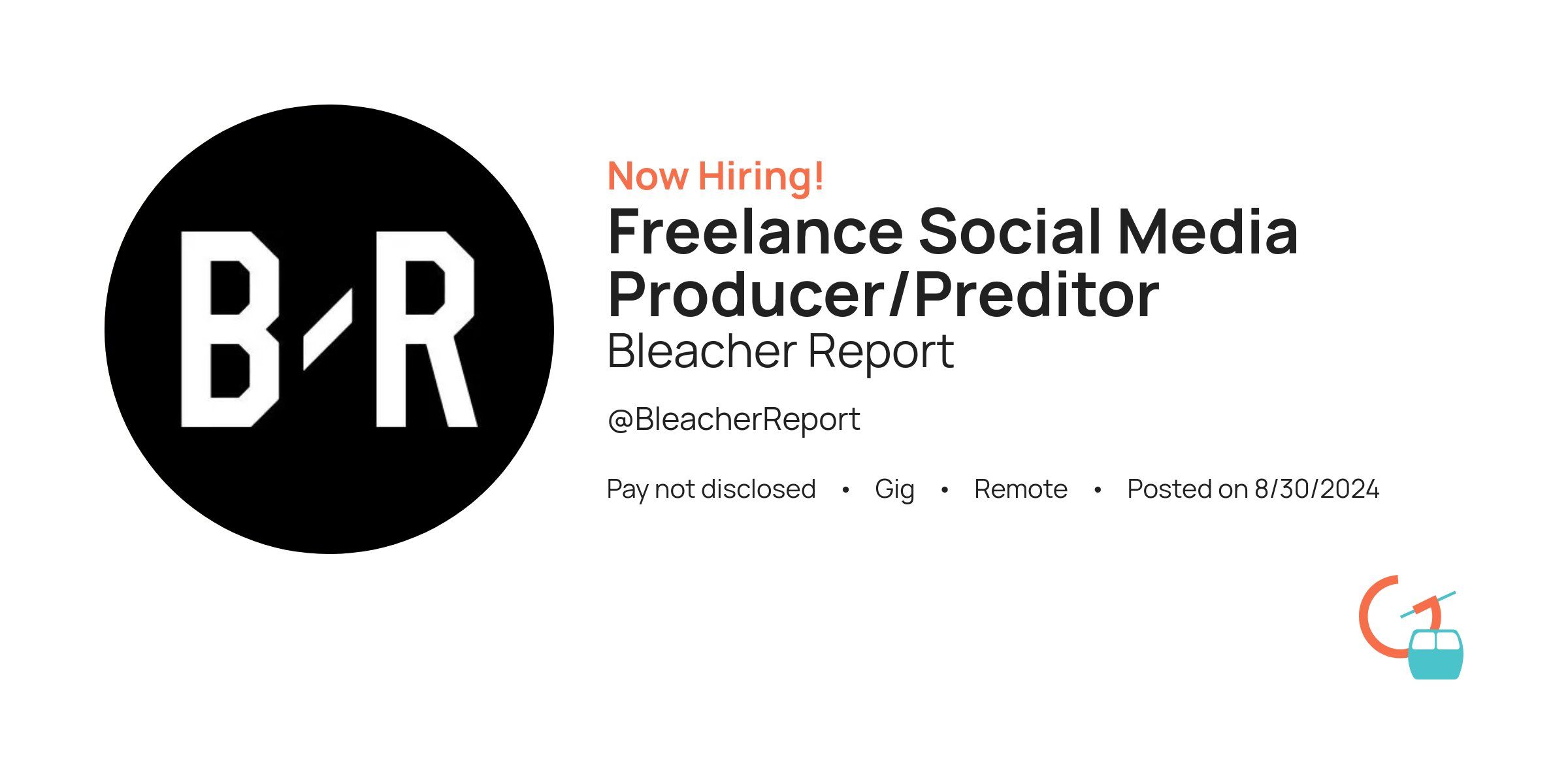 Freelance Social Media ProducerPreditor at Bleacher Report | Gondola