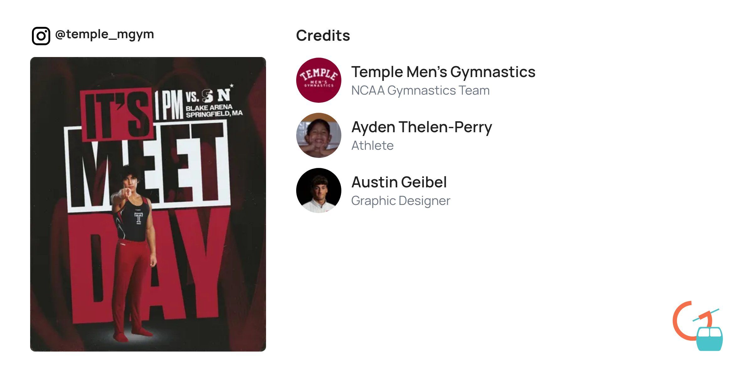 @temple_mgym via Instagram | Gondola
