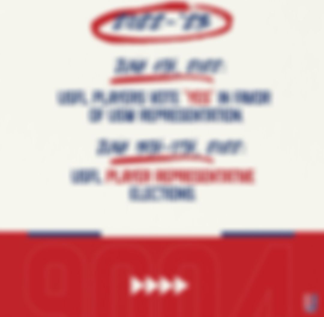 Image post by @USFLPA on Twitter