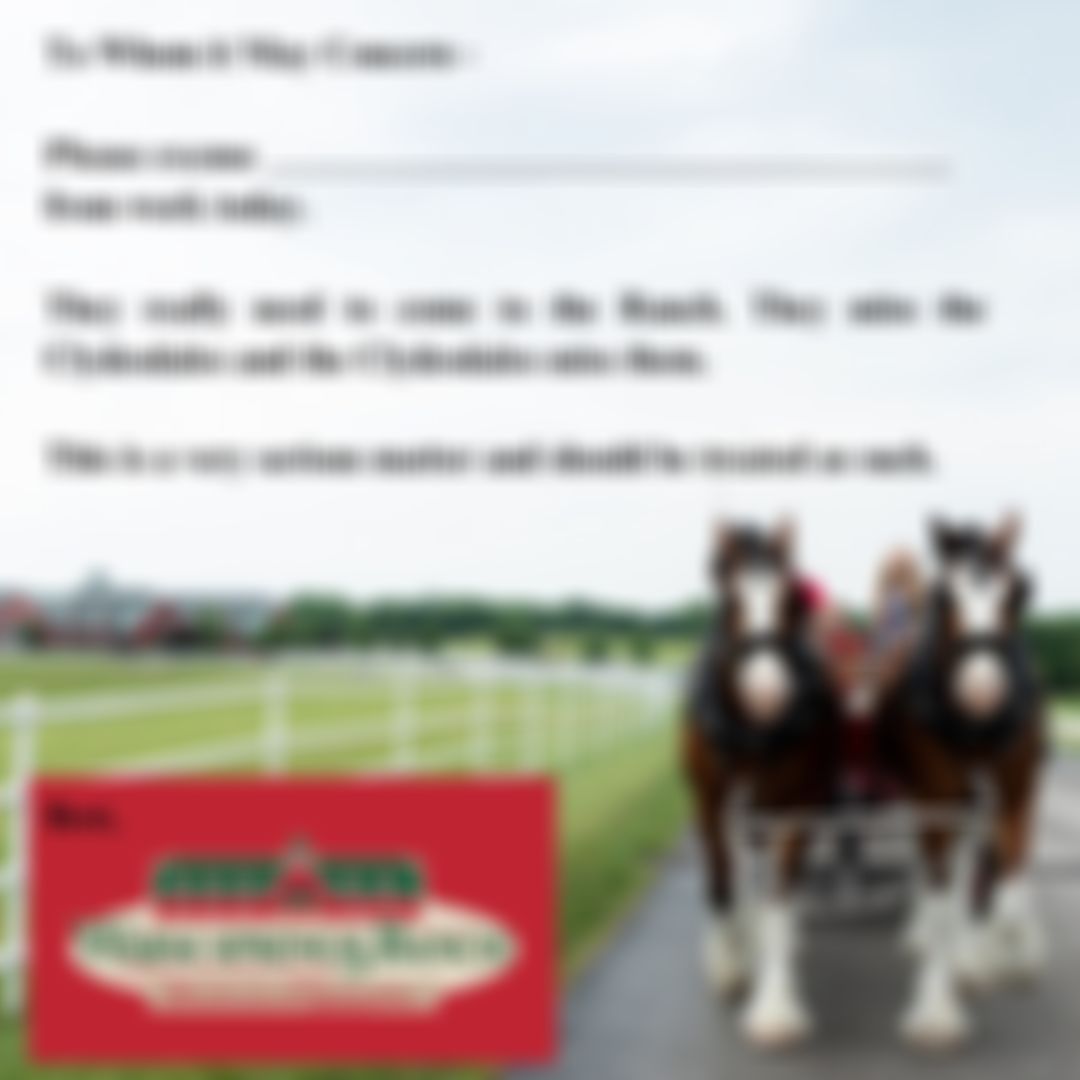 Image post by @WarmSpringRanch on Twitter