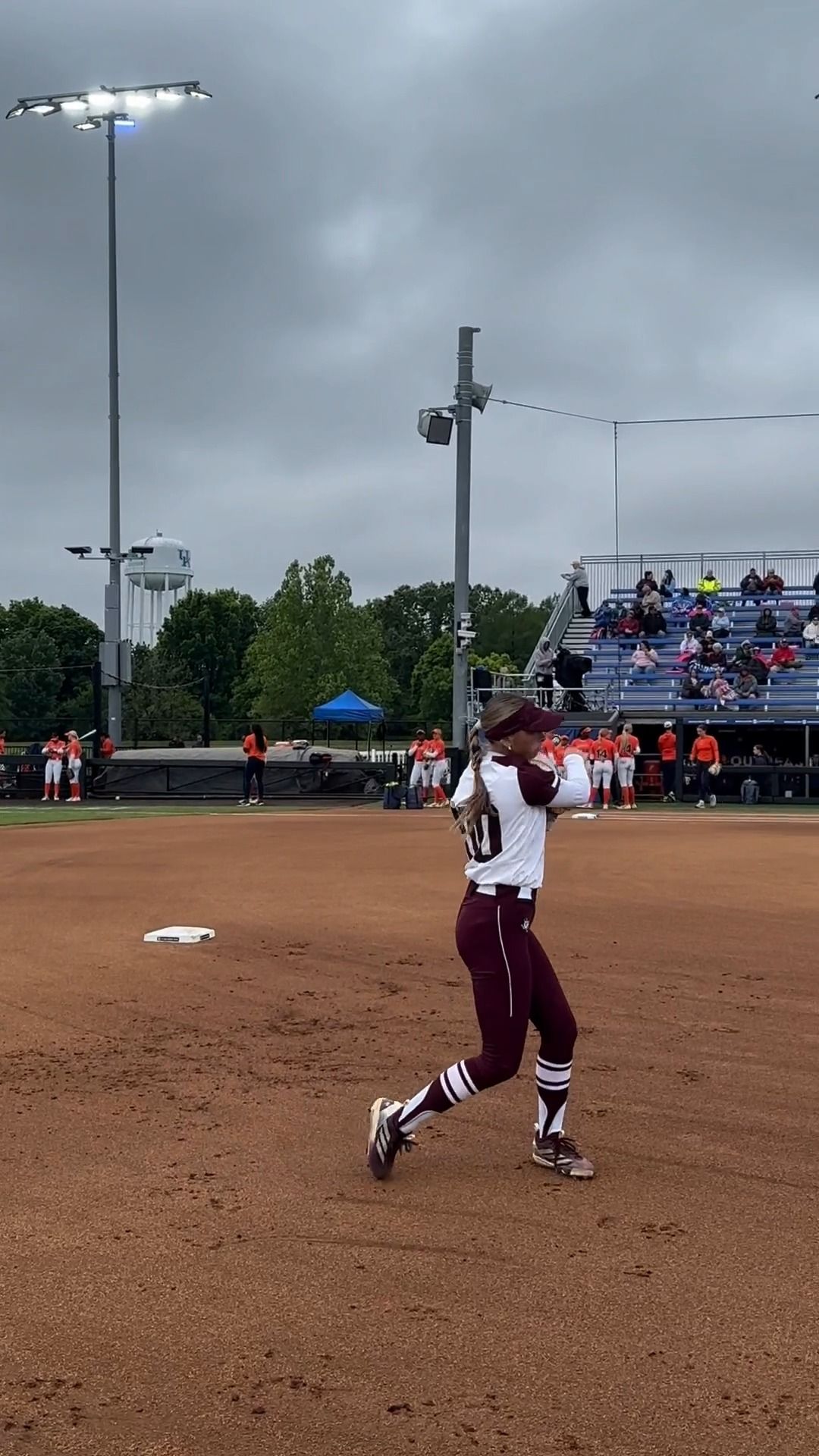 Video post by @aggiesoftball on Facebook