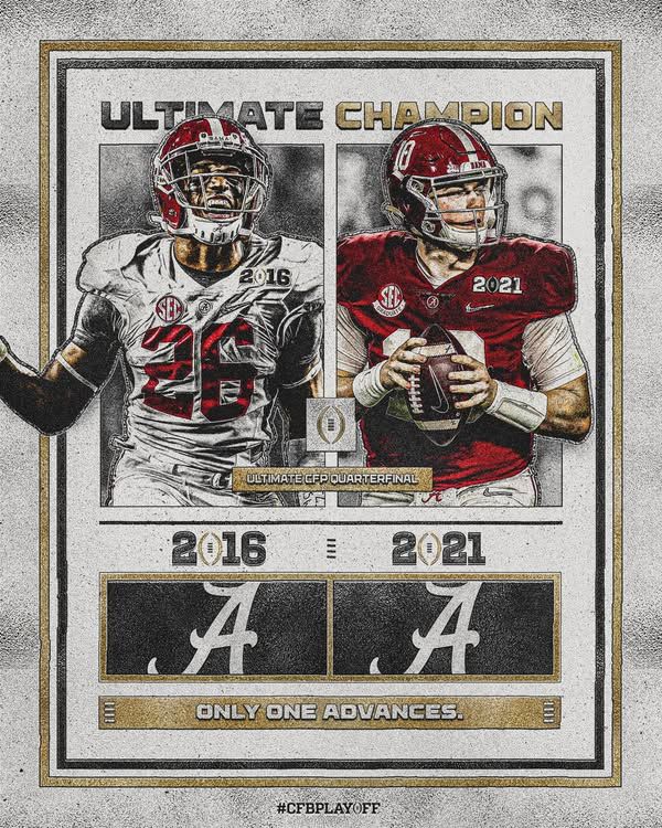 Image post by @CollegeFootballPlayoff on Facebook