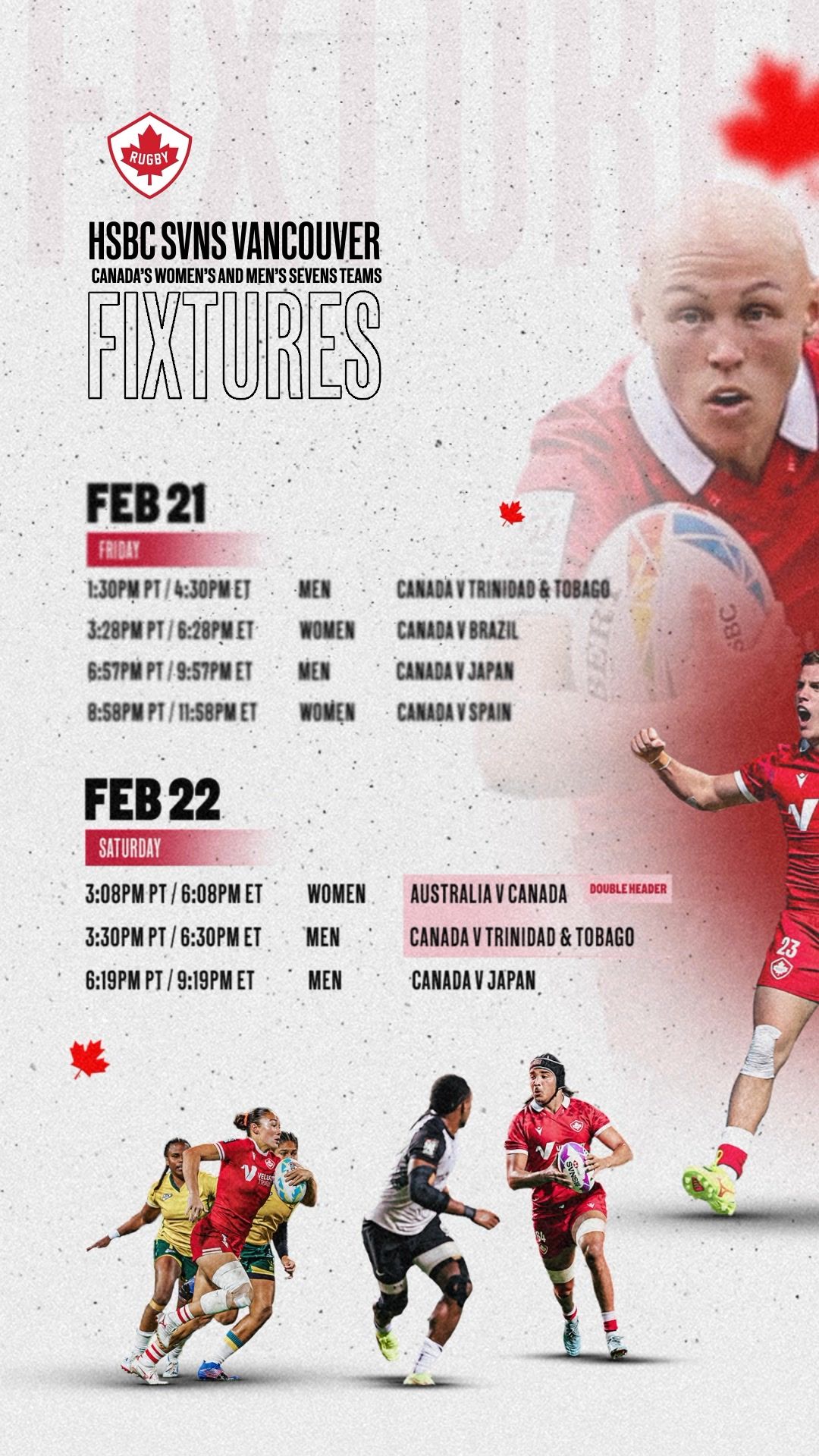 Video post by @RugbyCanada on Facebook