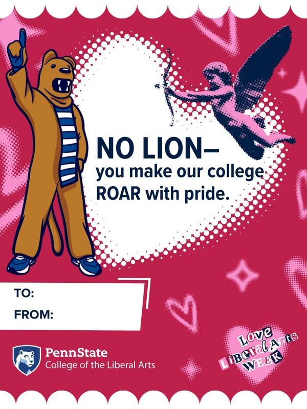 Image post by @PennStateLiberalArts on Facebook