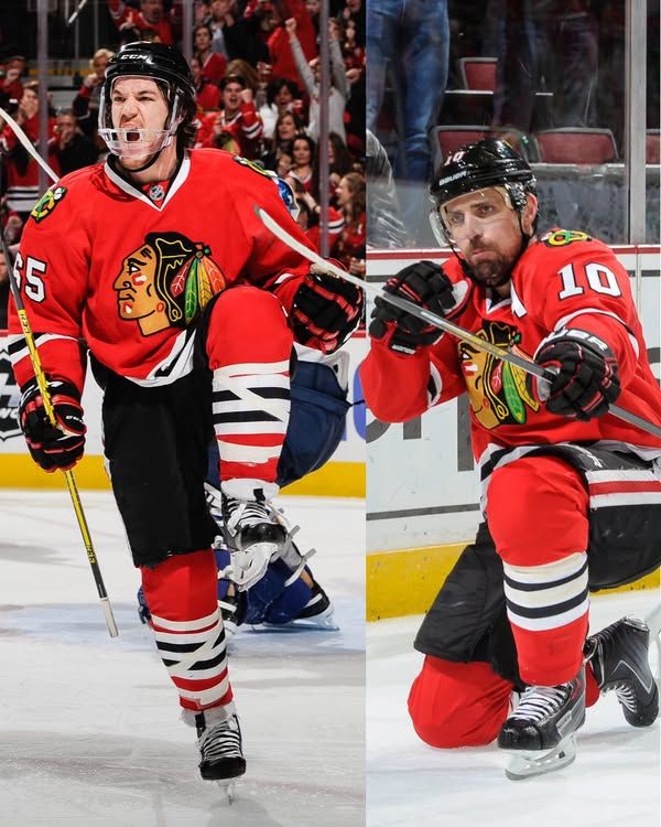 Image post by @nhlblackhawks on Facebook