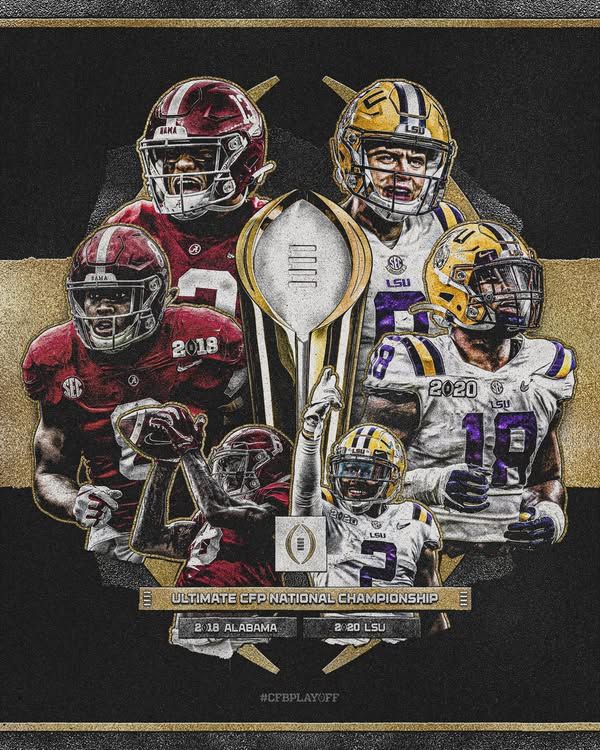 Image post by @CollegeFootballPlayoff on Facebook