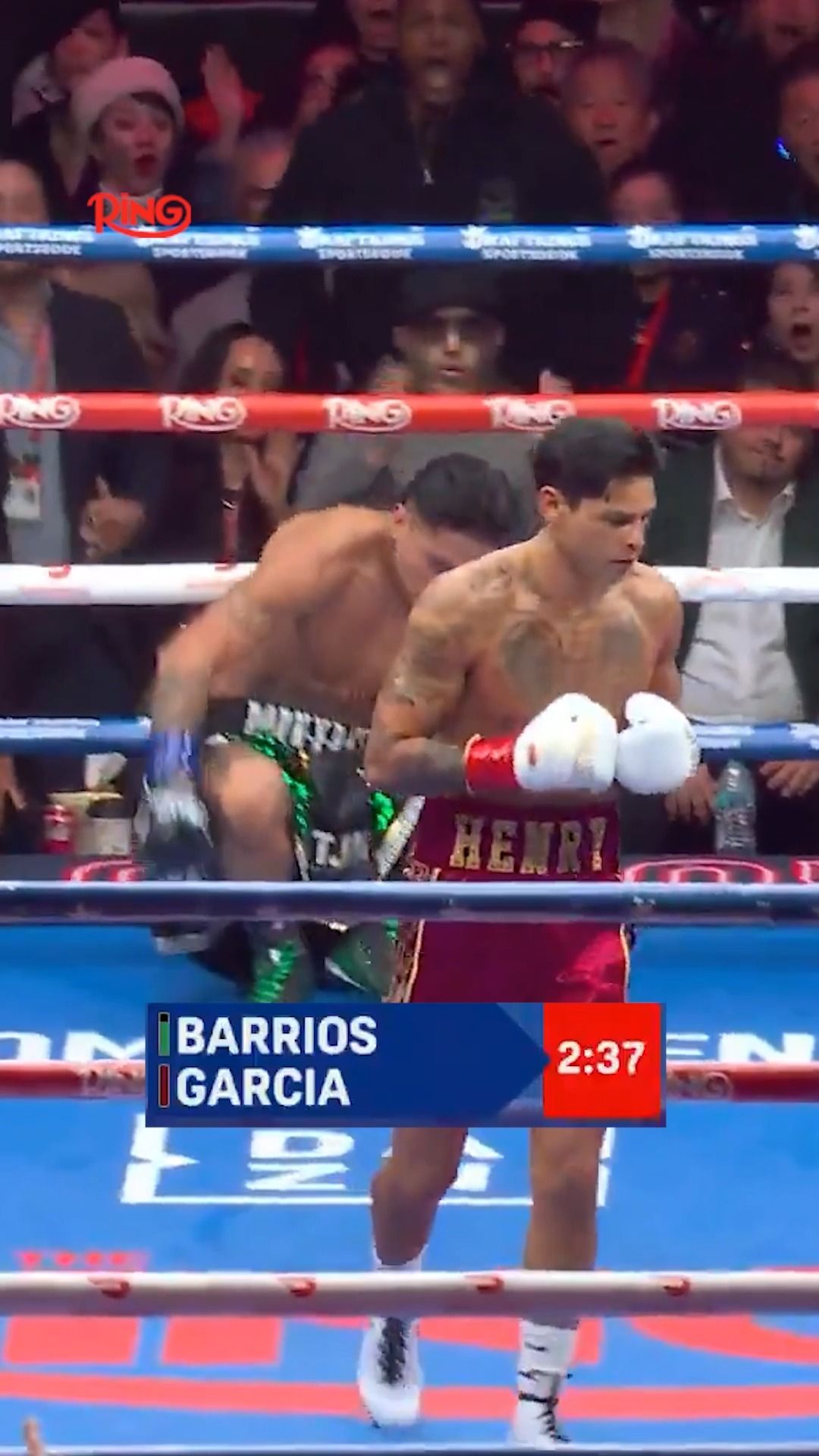 Video post by @RingMagazine on Facebook