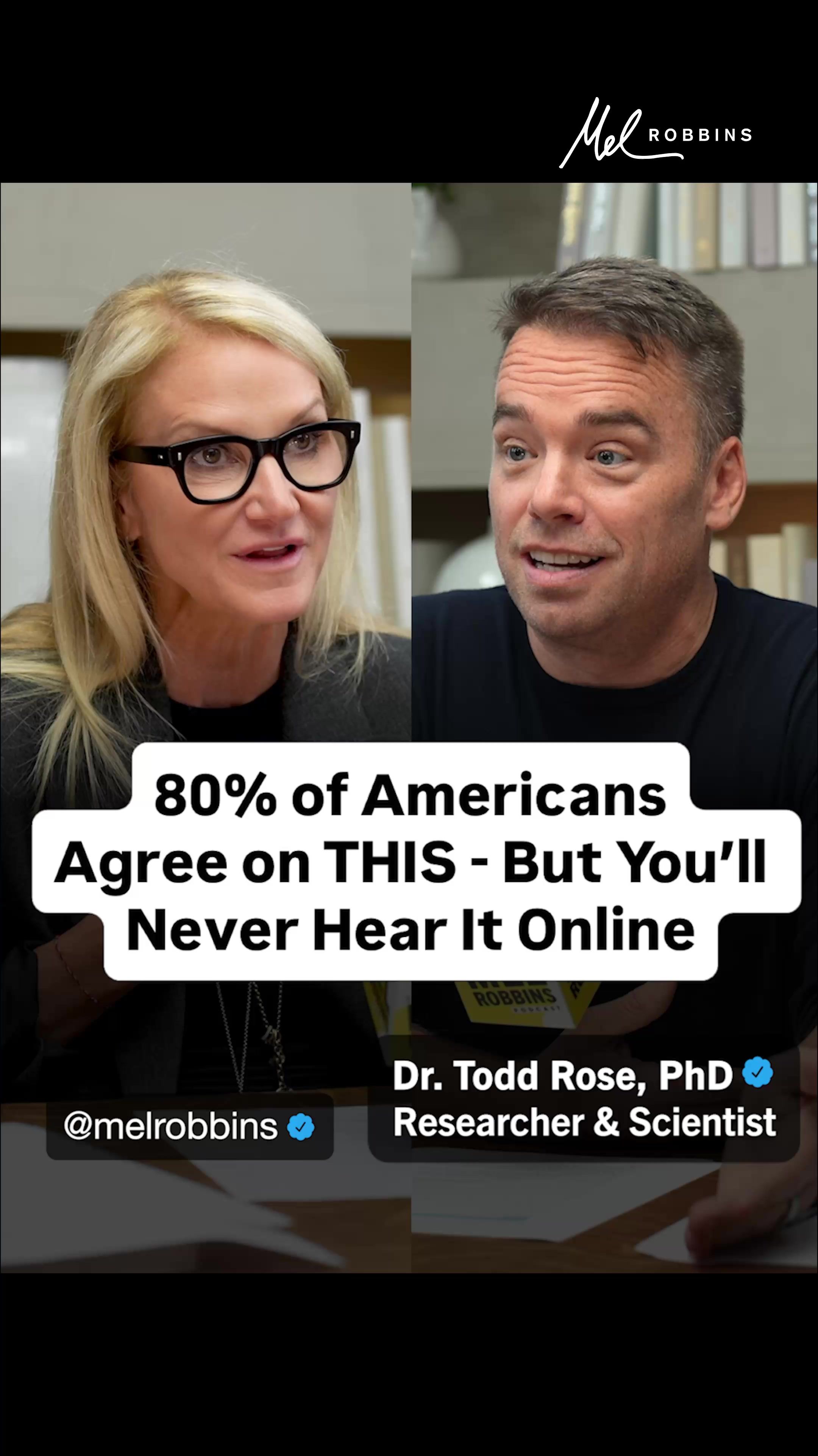 Video post by @melrobbins on TikTok