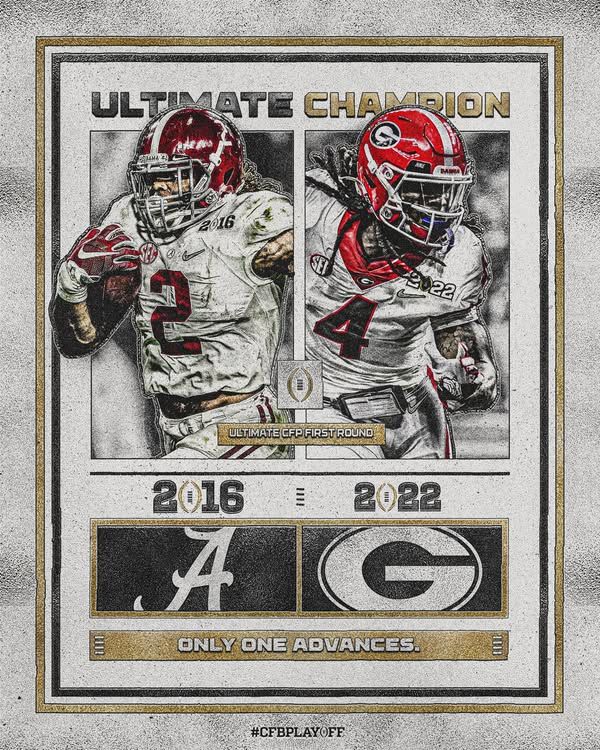Image post by @CollegeFootballPlayoff on Facebook
