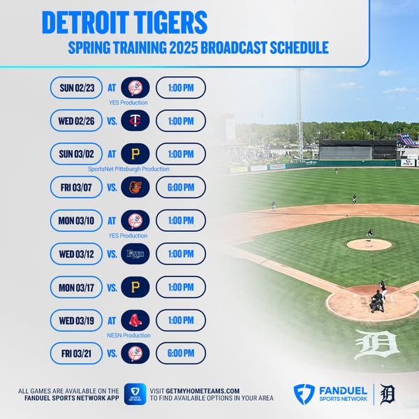 Image post by @FanDuelSportsNetworkDetroit on Facebook
