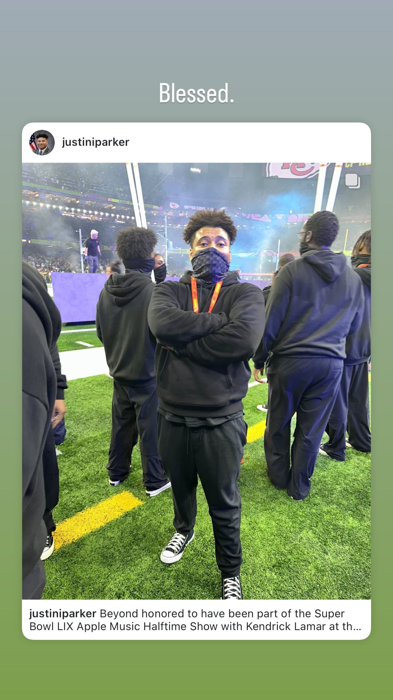 Video post by @justiniparker on Facebook