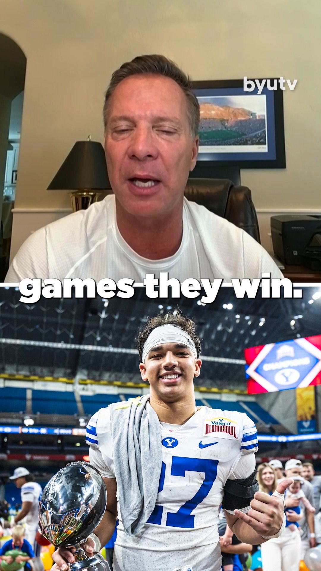 Video post by @BYUtvSports on Facebook