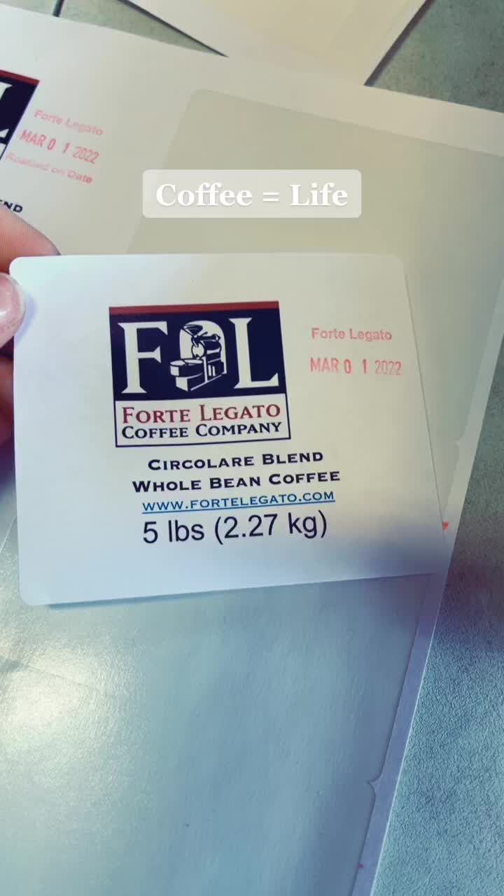 Video post by @fortelegatocoffee on TikTok