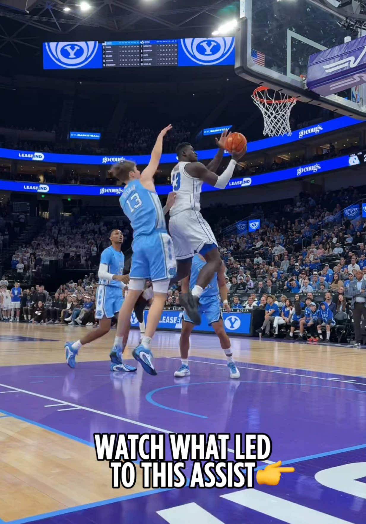 Video post by @byubasketball on TikTok