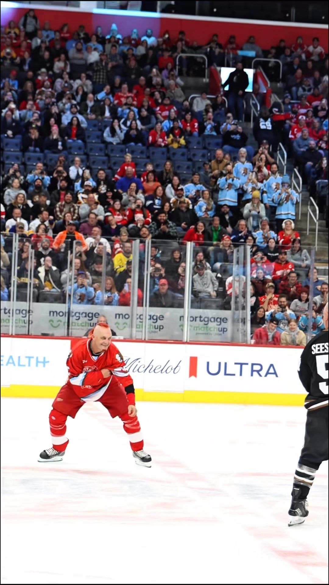 Video post by @Detroit Red Wings Alumni Association on Facebook