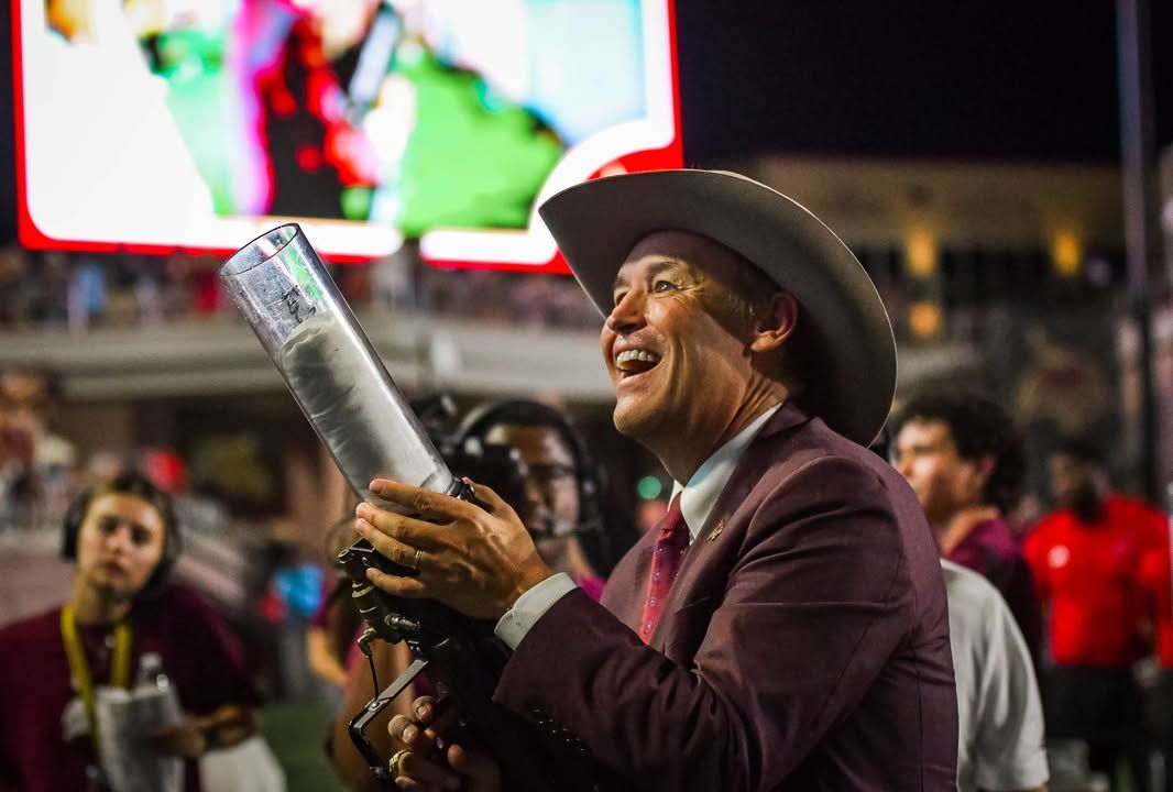 Image post by @txstatebobcats on Facebook