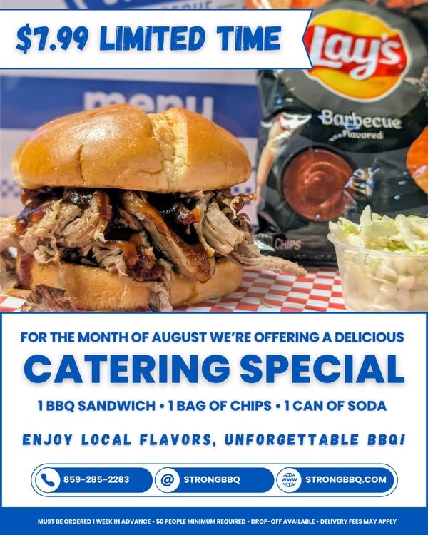 Image post by @strongbbq on Facebook