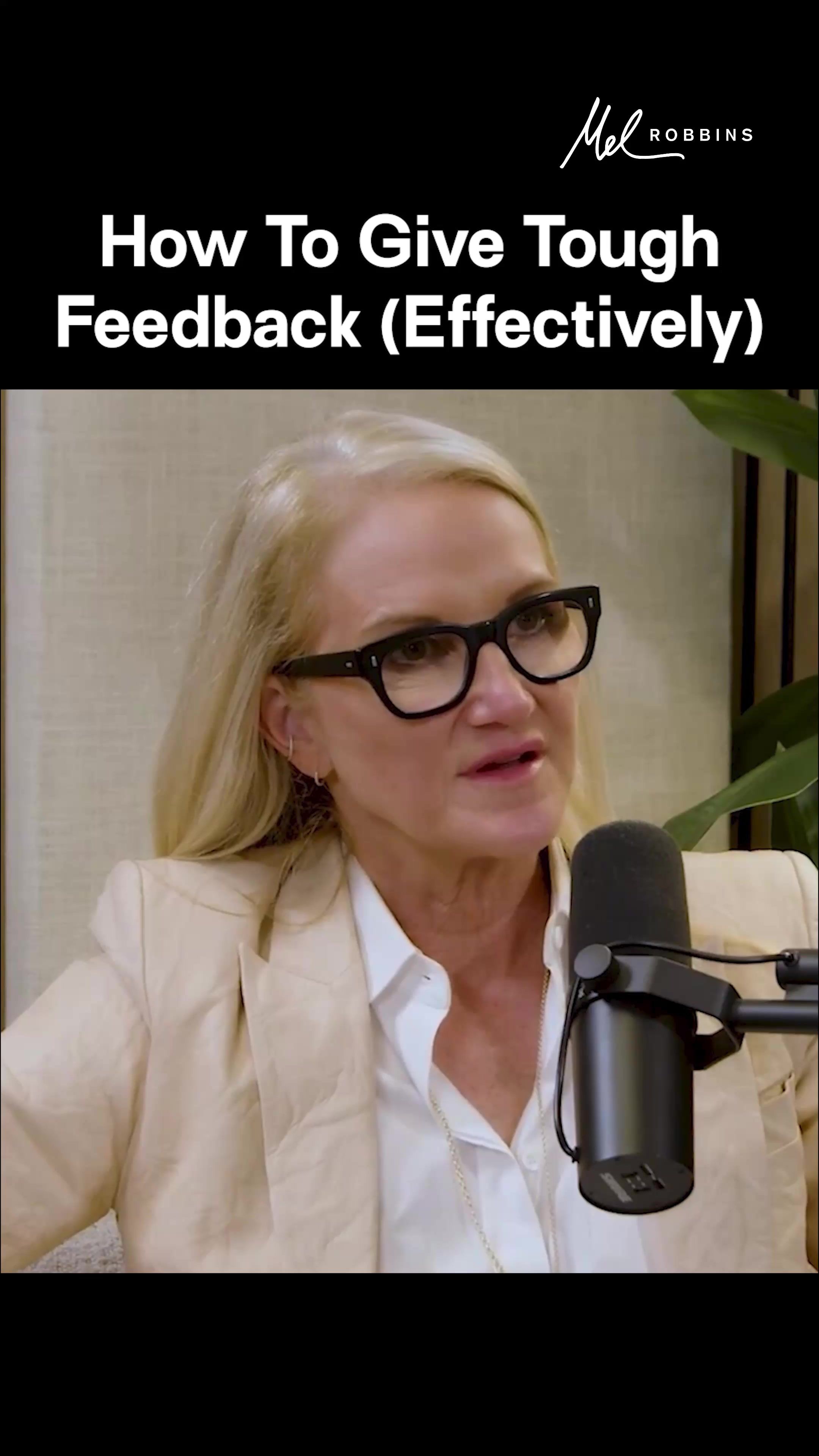 Video post by @melrobbins on TikTok