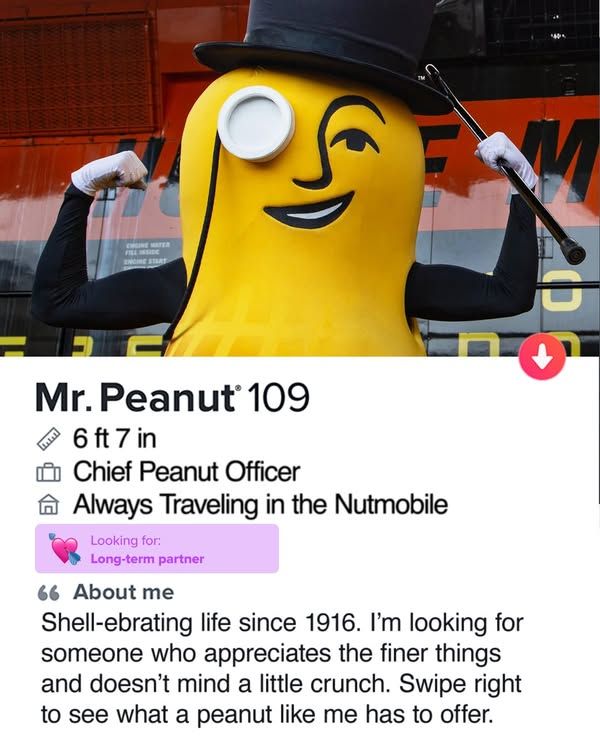 Image post by @mrpeanut on Facebook