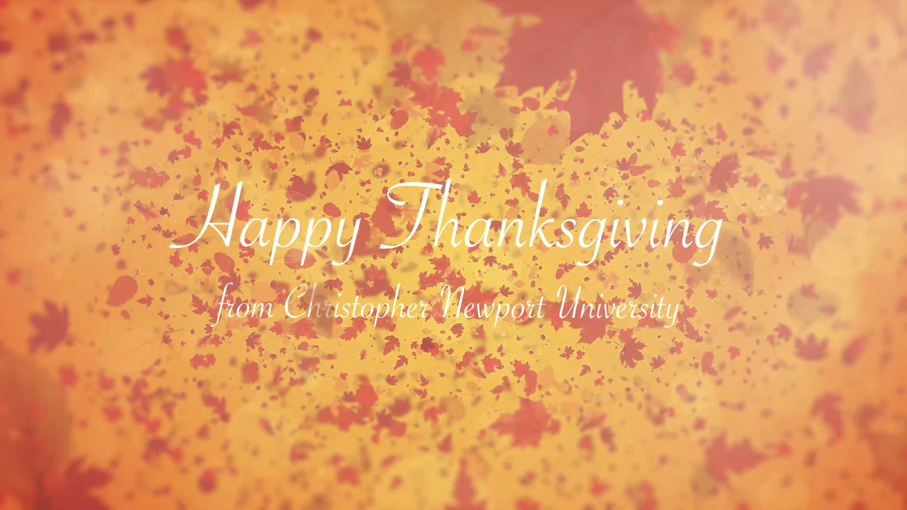 Video post by @christophernewportuniversity on Facebook