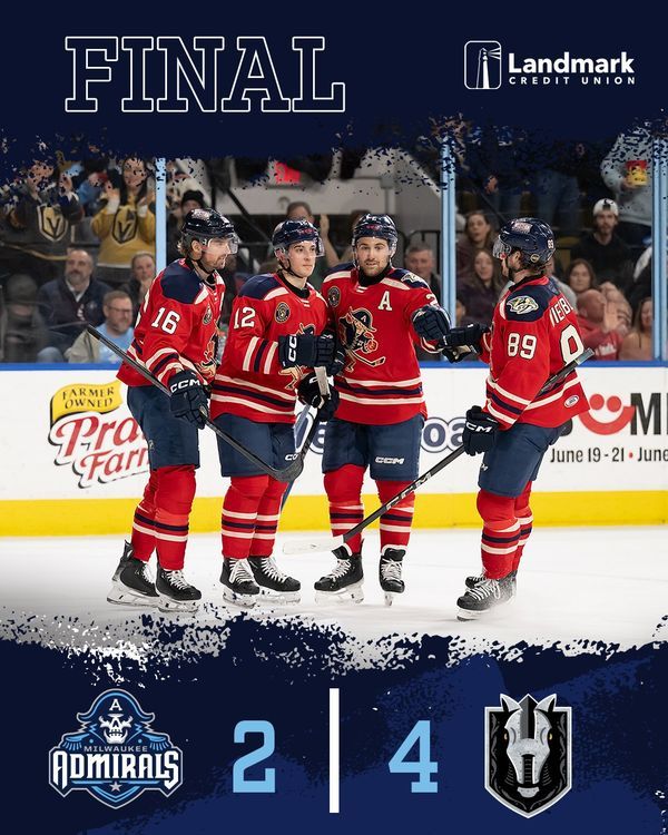 Image post by @mkeadmirals on Facebook