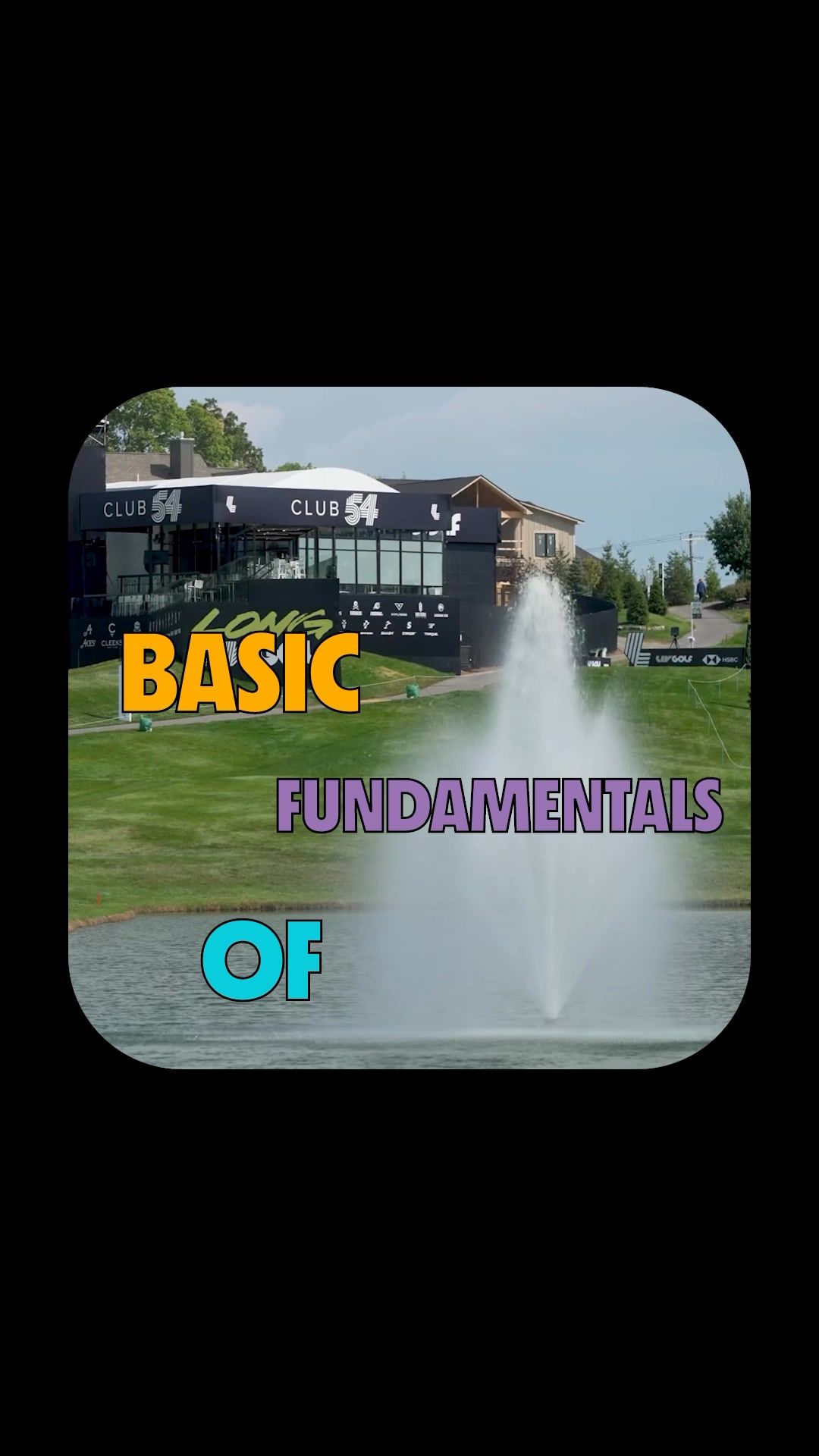 Video post by @livgolfleagueofficial on Facebook