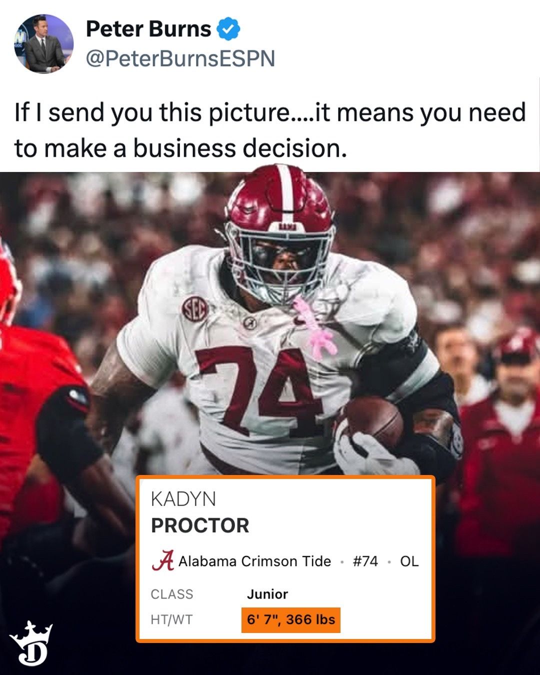 Video post by @draftkings on TikTok