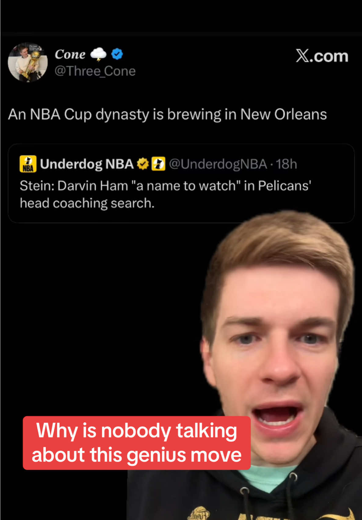 Video post by @threecone on TikTok