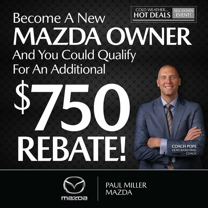 Image post by @PaulMillerMazda on Facebook