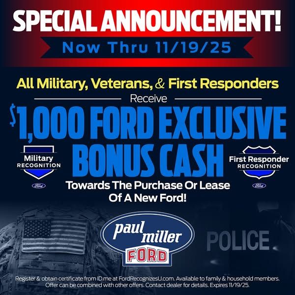 Image post by @PaulMillerFord on Facebook