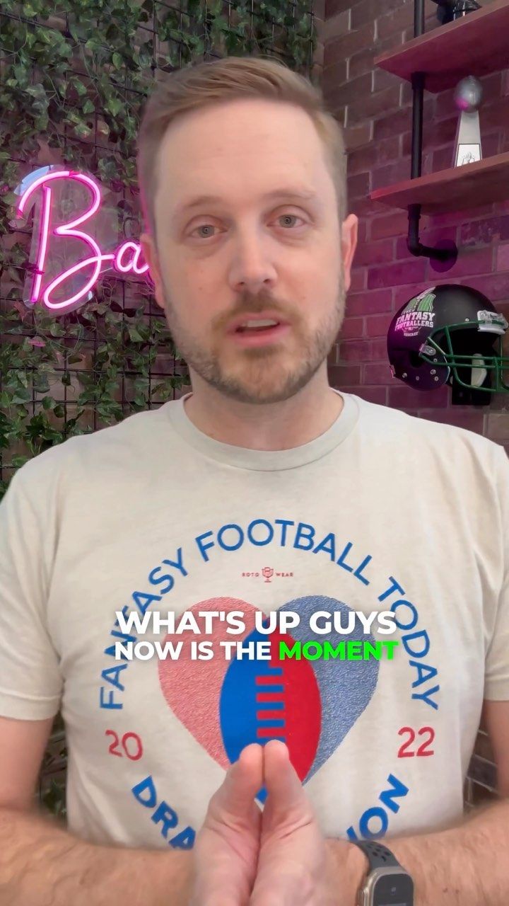 Video post by @thefantasyfootballers on Facebook