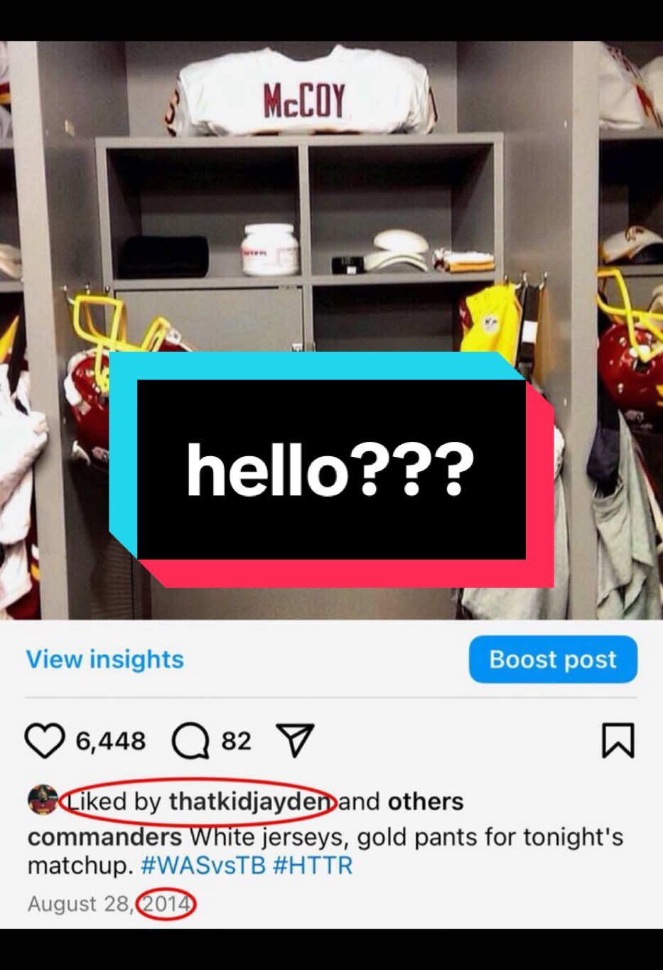 Video post by @commanders on TikTok