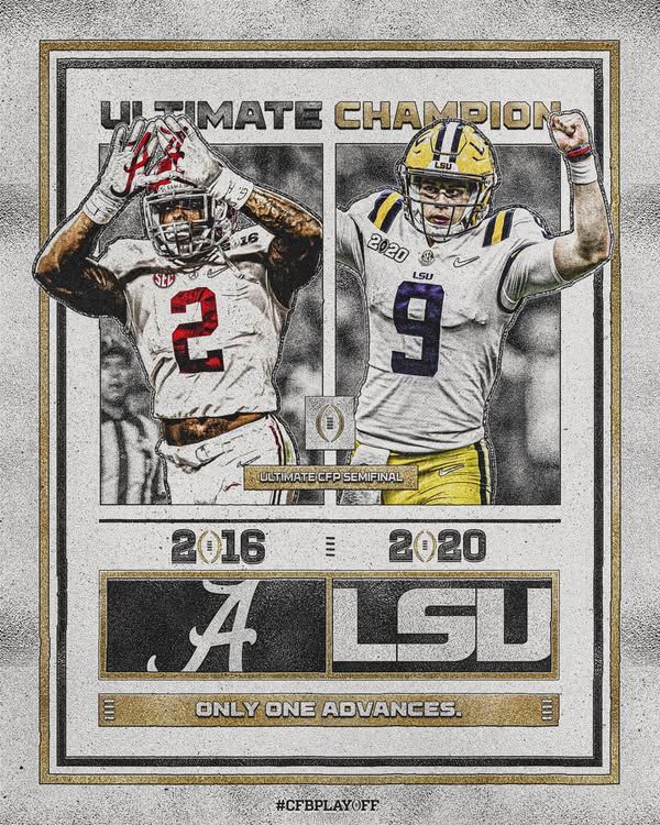 Image post by @CollegeFootballPlayoff on Facebook