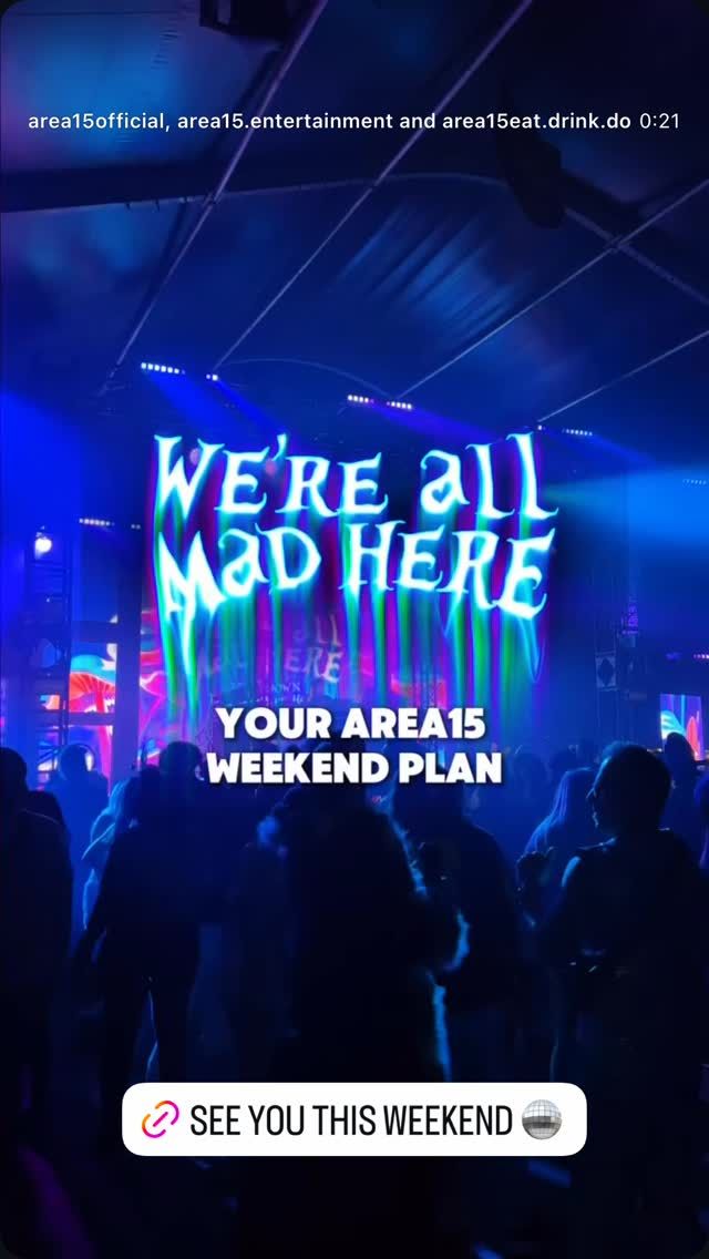 Video post by @AREA15LasVegas on Facebook