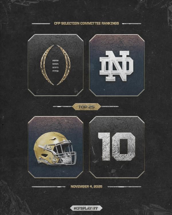 Image post by @CollegeFootballPlayoff on Facebook
