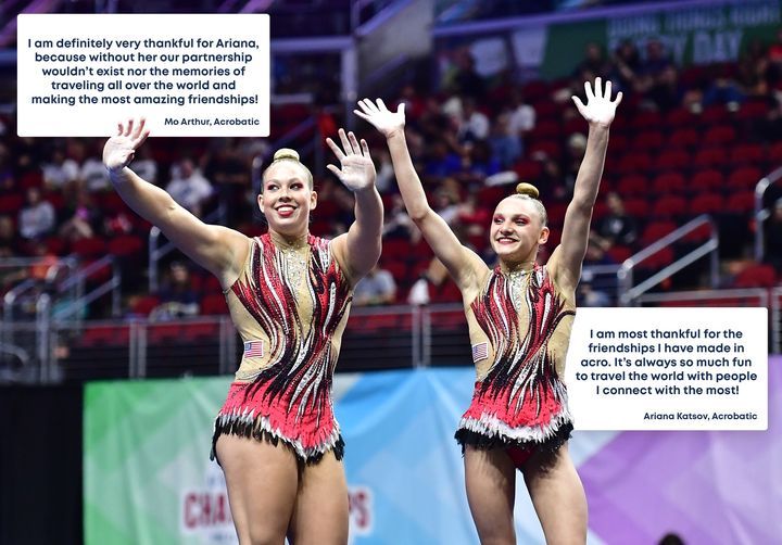 Image post by @USAGymnastics on Facebook