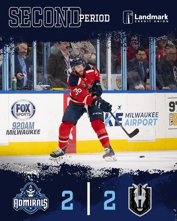 Image post by @mkeadmirals on Facebook