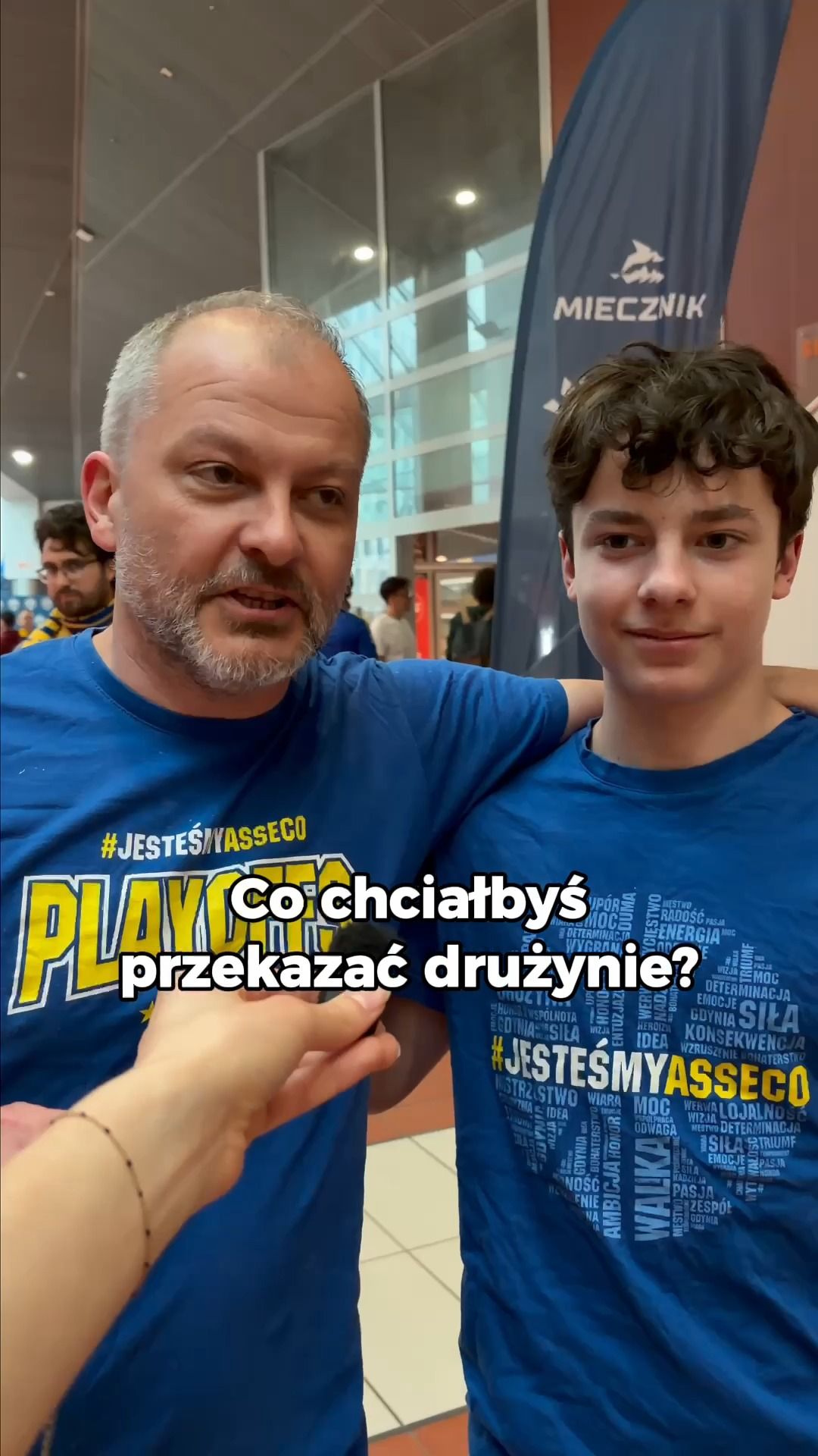 Video post by @Arka Gdynia Kosz on Facebook