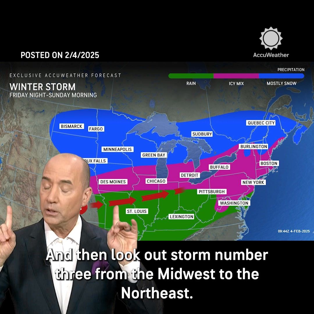 Video post by @accuweather on Facebook