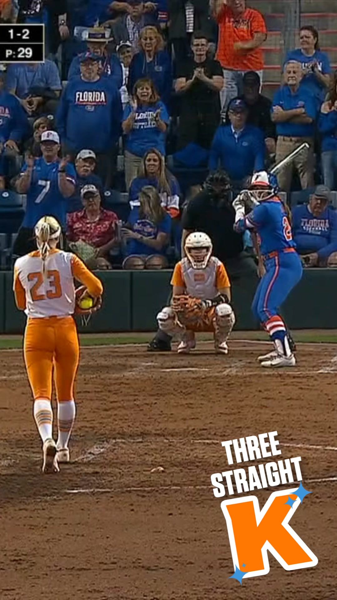 Video post by @TennesseeSoftball on Facebook