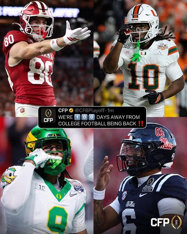 Image post by @CollegeFootballPlayoff on Facebook
