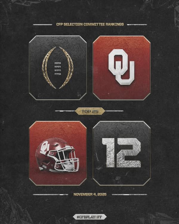 Image post by @CollegeFootballPlayoff on Facebook