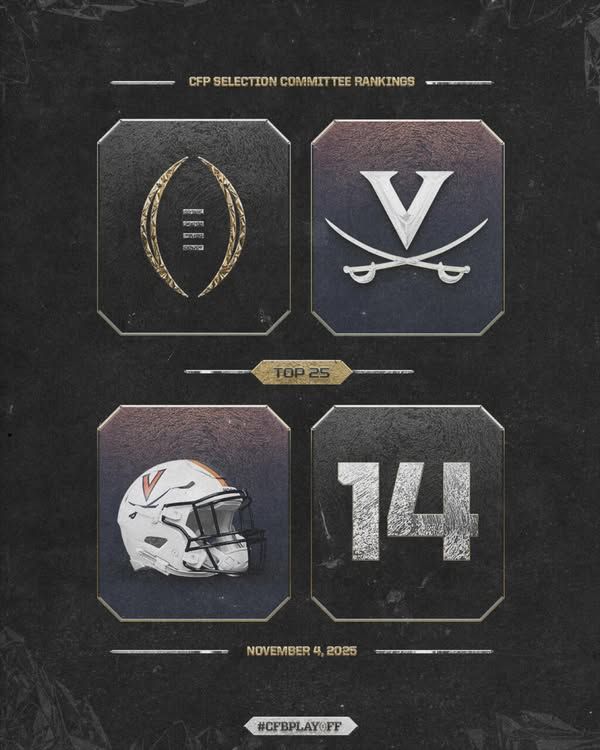 Image post by @CollegeFootballPlayoff on Facebook