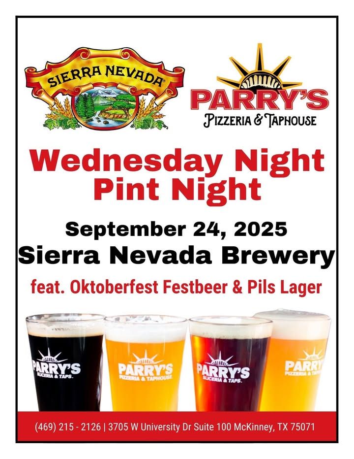 Image post by @parryspizzamckinney on Facebook