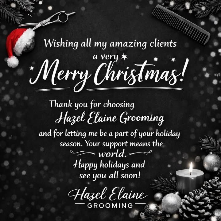 Image post by @Hazel Elaine Grooming on Facebook