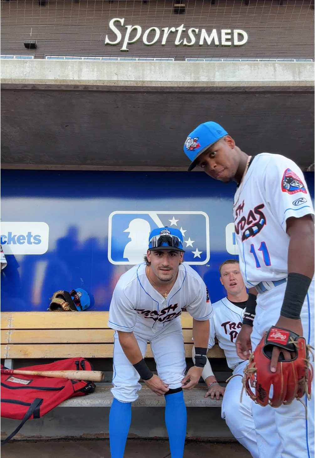 Video post by @trashpandasbaseball on TikTok