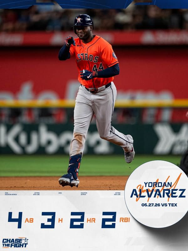Image post by @Astros on Facebook