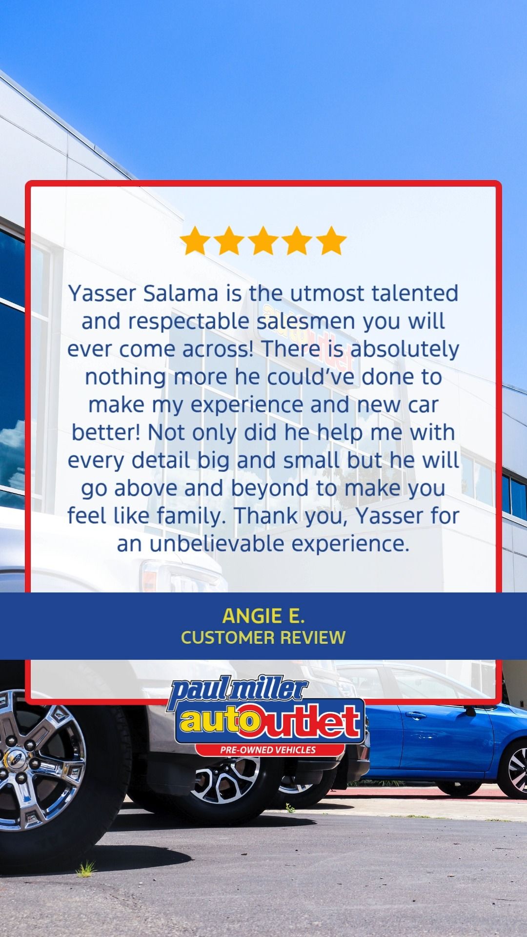 Video post by @PaulMillerAutoOutlet on Facebook