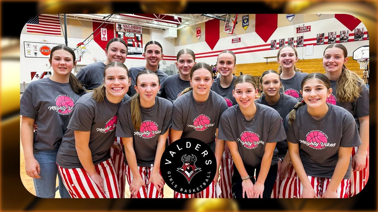 Image post by @ValdersGirlsBasketball on Facebook