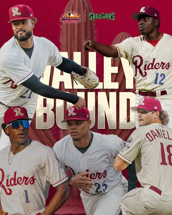 Image post by @ridersbaseball on Facebook